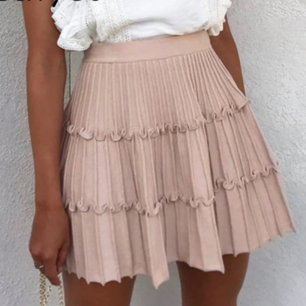 Soft Pink A-line skirt